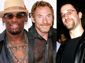 Dennis Rodman, Danny Bonaduce, Dustin Diamond Dennis Rodman, Danny Bonaduce, Dustin Diamond